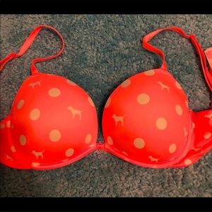 Pink super push up bra